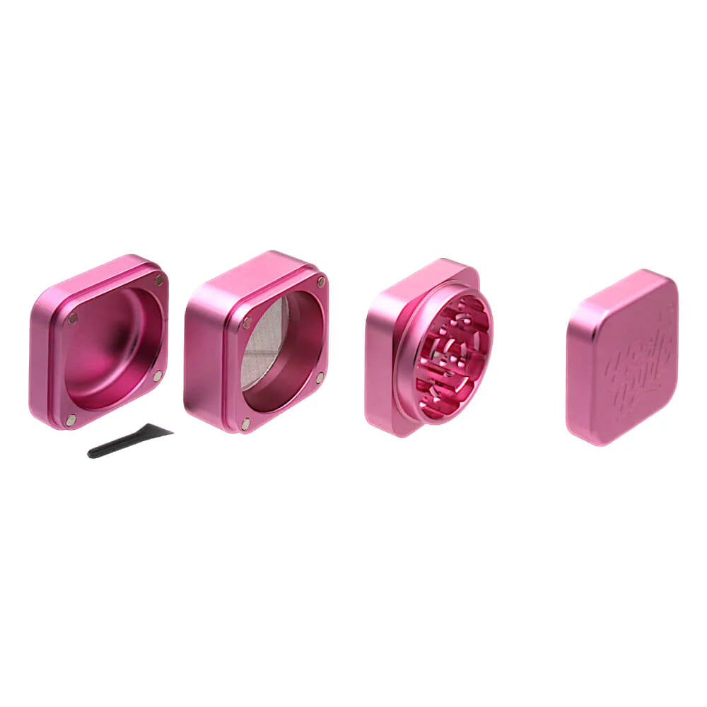Best Buds "The Cube" Square Aluminium Grinder (50mm)