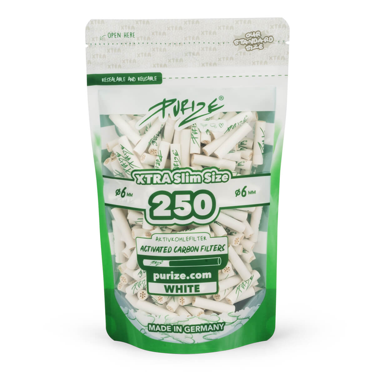 250 filtri PURIZE XTRA Slim Size