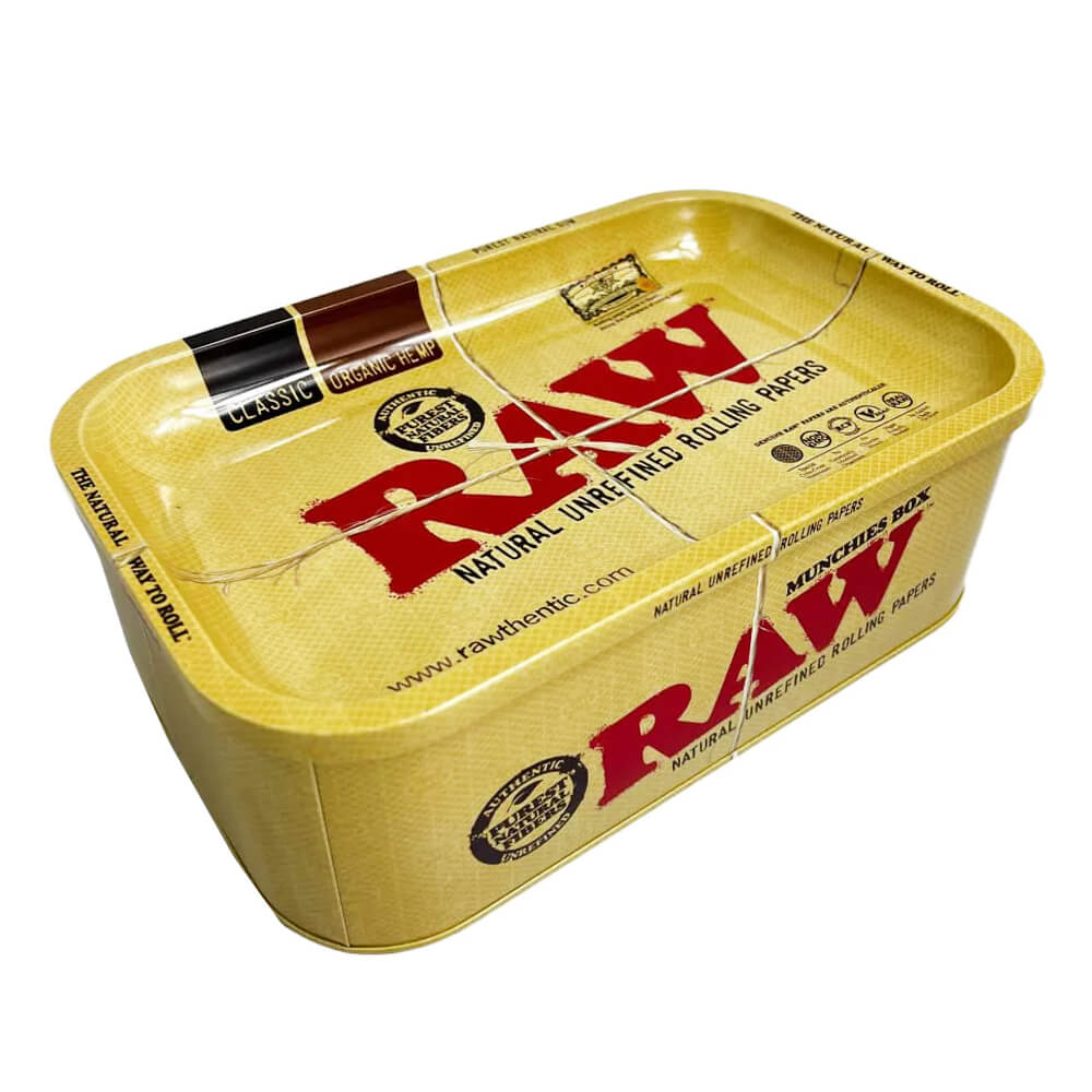 Vassoio in metallo RAW Munchies Box con contenitore