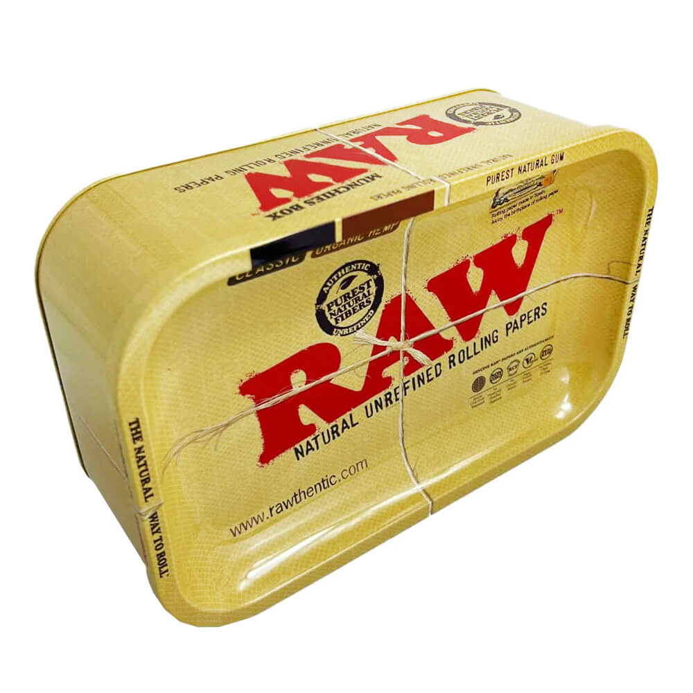 Vassoio in metallo RAW Munchies Box con contenitore