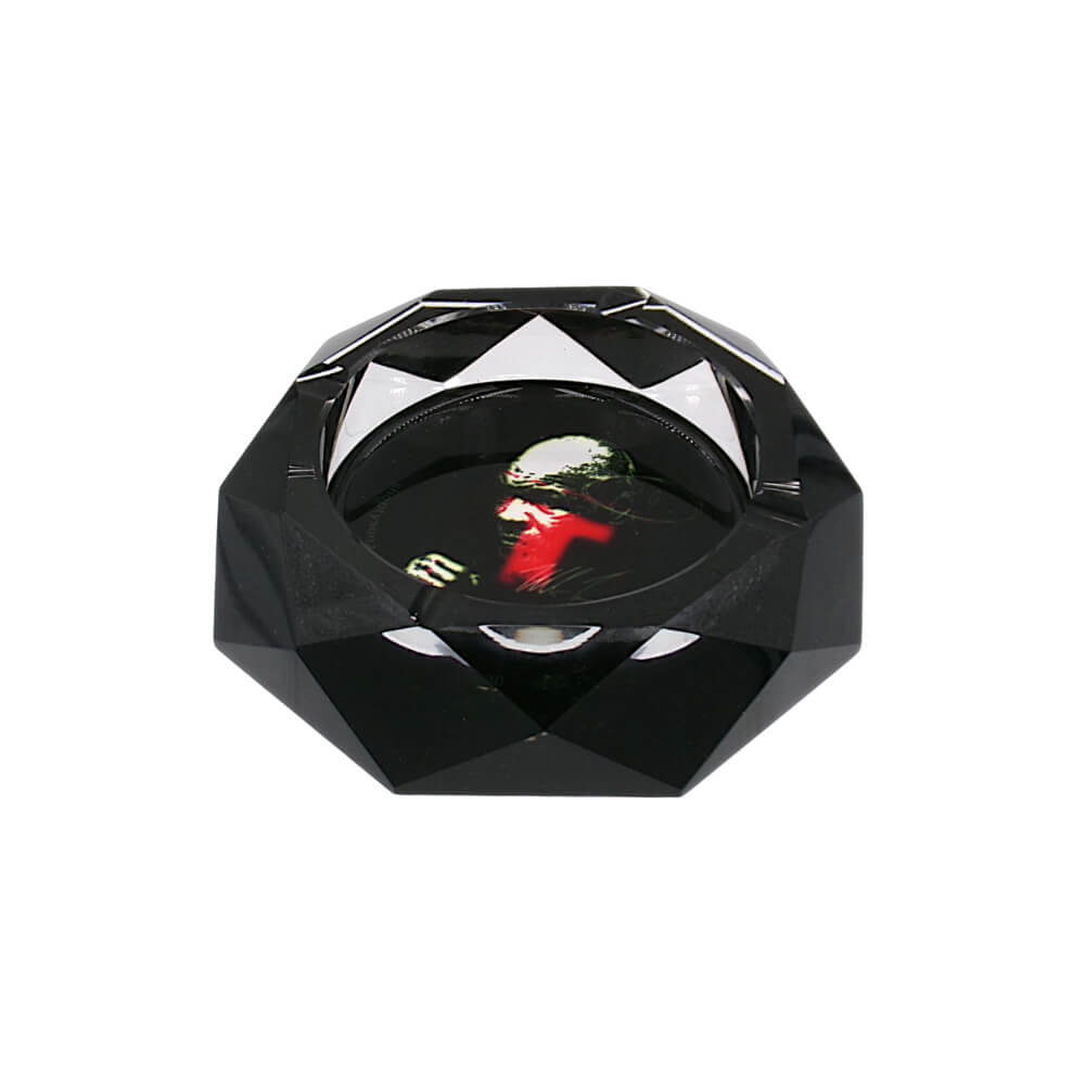 Tyson 2.0 Boxing Mike Diamond Cut Glass Ashtray