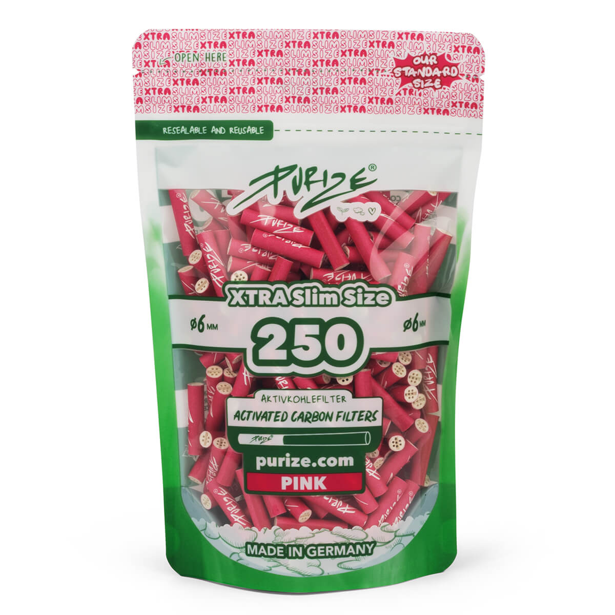 250 filtri PURIZE XTRA Slim Size