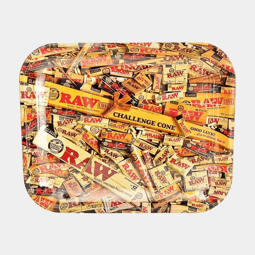 RAW - Mixed Products Metal Rolling Tray