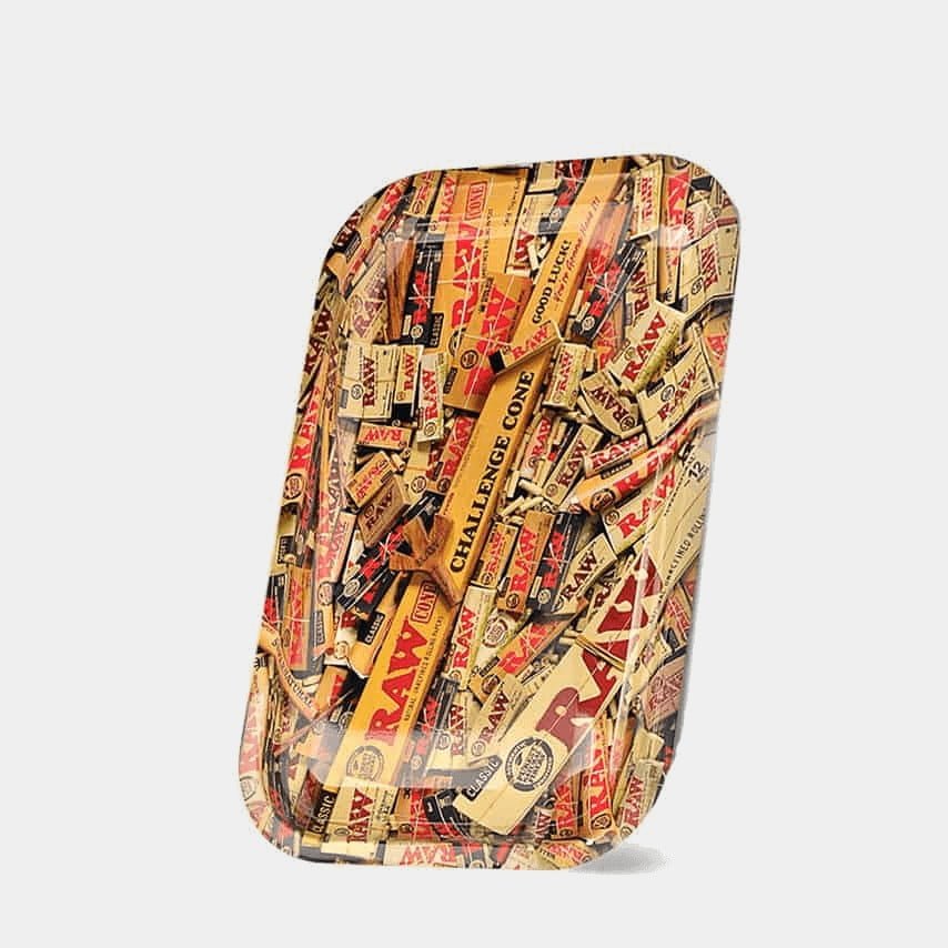 RAW - Mixed Products Metal Rolling Tray
